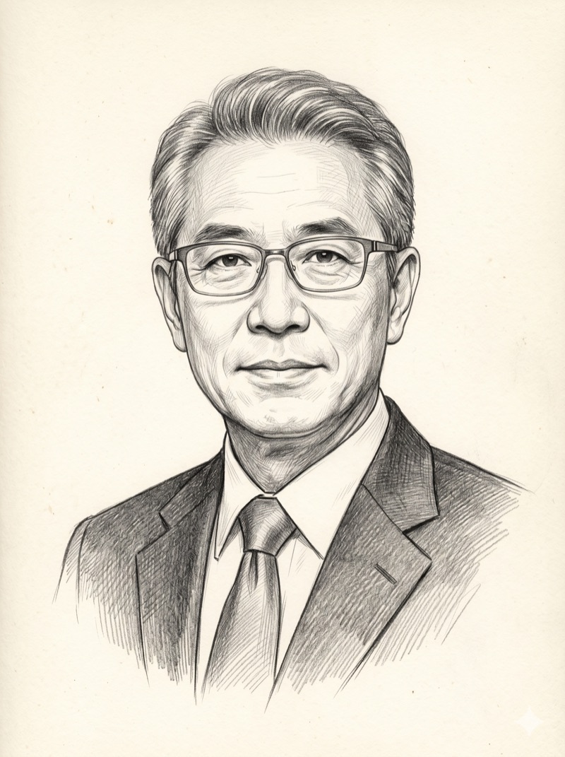 Compliance officer, illustrated portrait