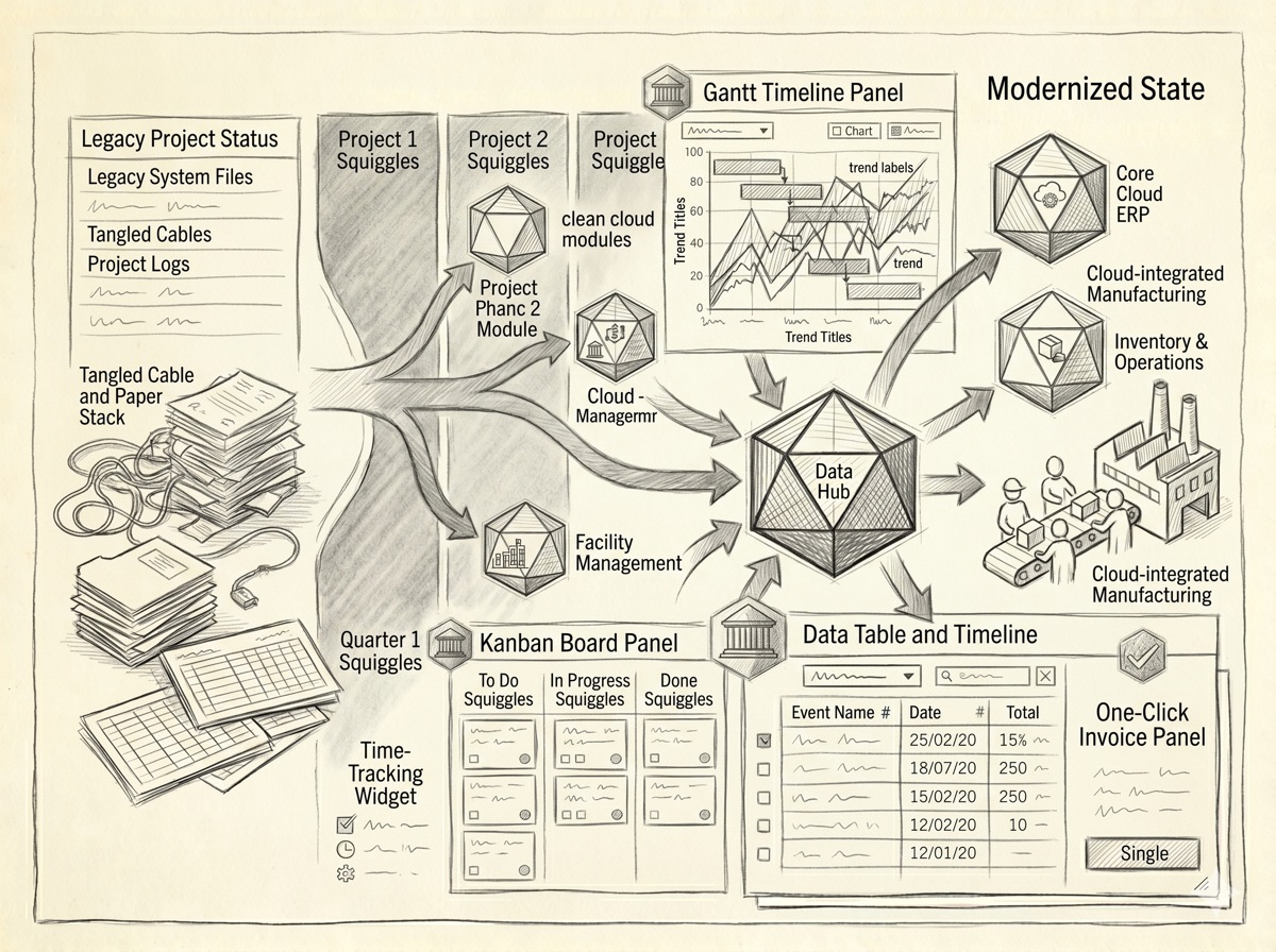 Business Command, illustrated