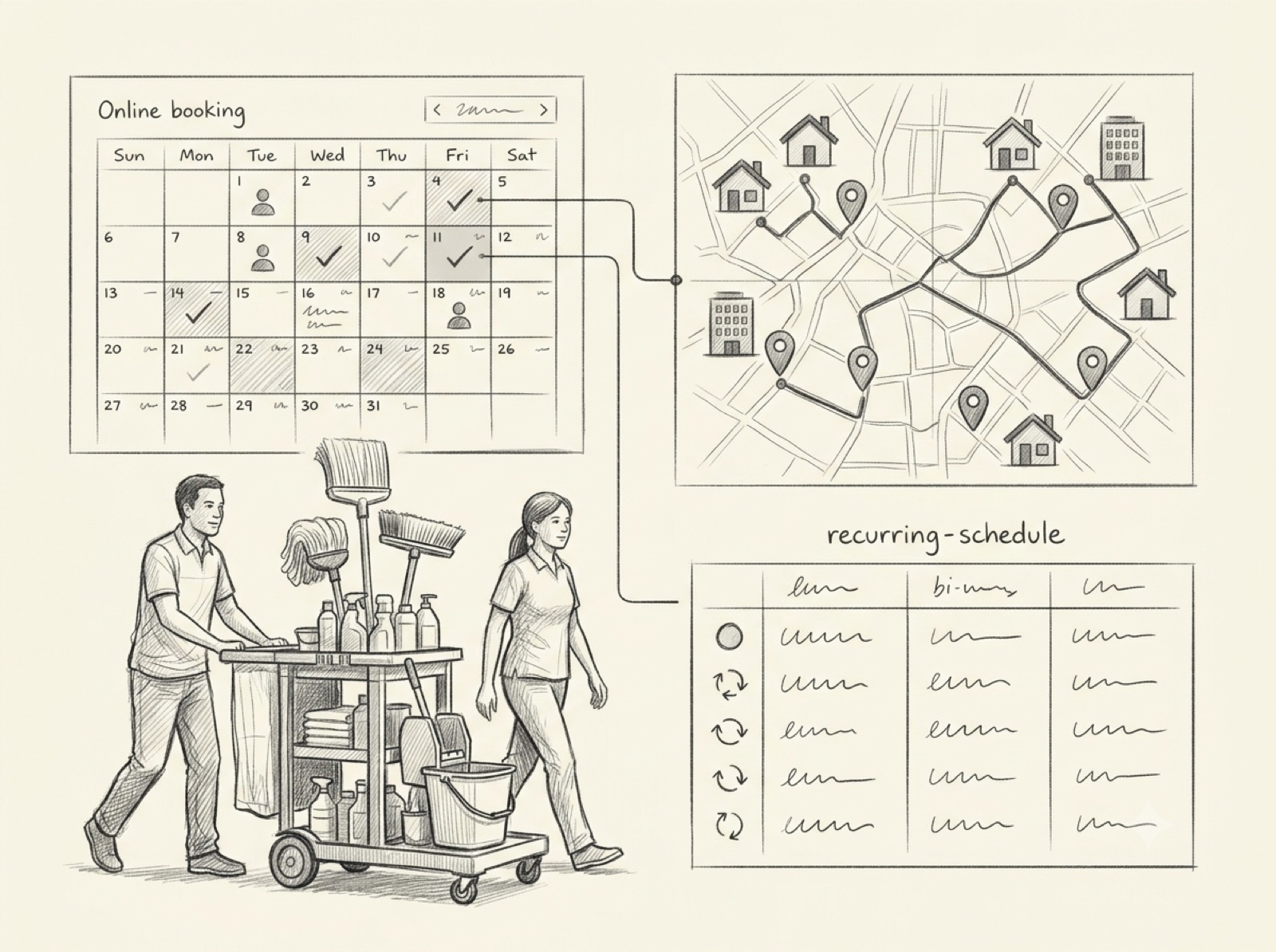 Cleaning Company sketch