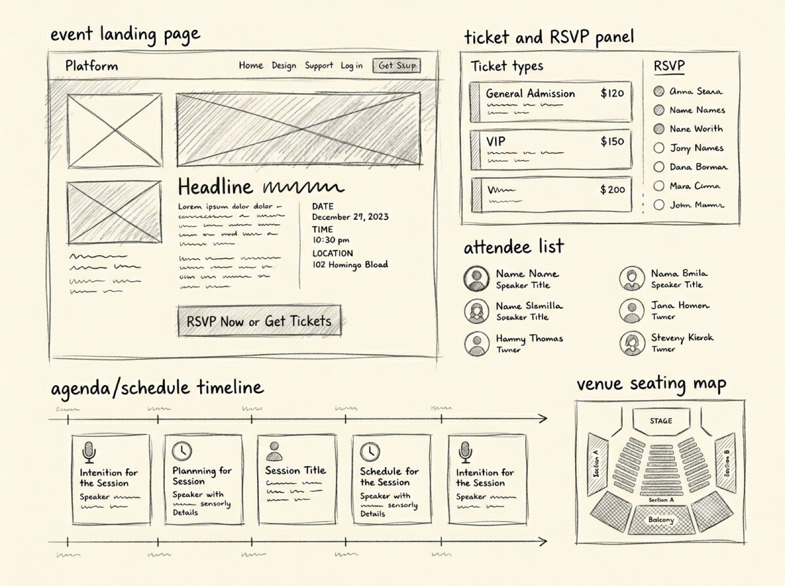 EventSpark sketch