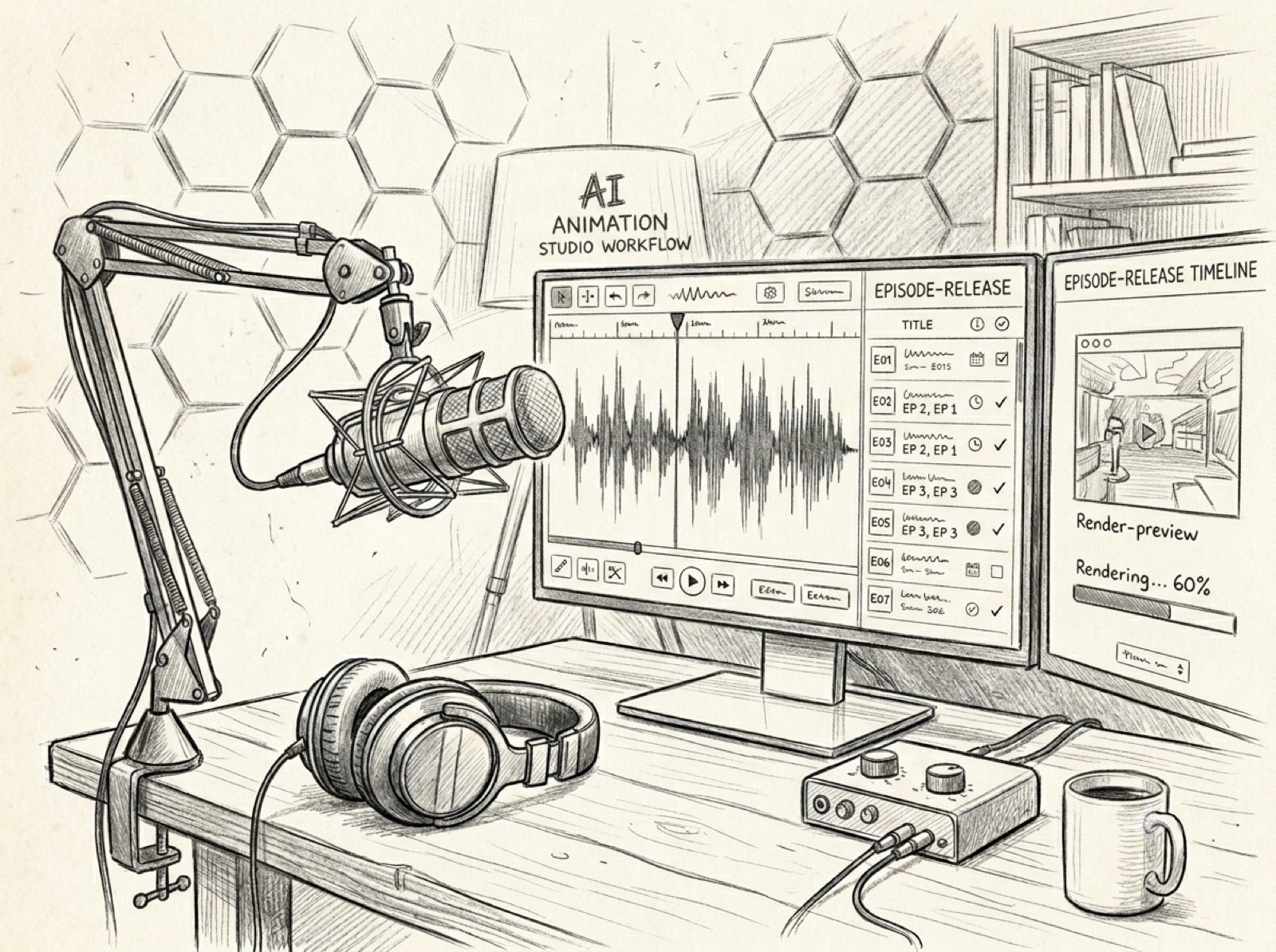 Podcast Production Service sketch